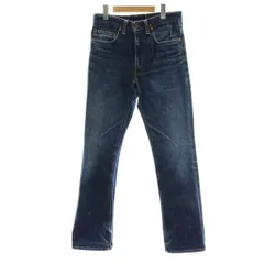 リーバイス Levi's サドルマン ブーツカット デニム ジーンズ 綿 32 インディゴ ブルー USA製 パンツ 517-0217 /PP ■GY12
