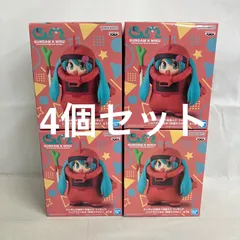 未開封 ガンダム45周年 × 初音ミク シャアザクぐるみ 初音ミク フィギュア 4個セット  SF4E63 c107