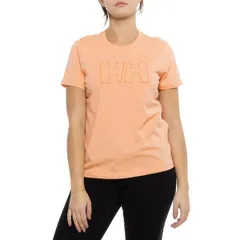 ヘリーハンセン レディース トップス シャツ ロゴ Helly Hansen Tech Logo TShirt Short Sleeve 306 Apricot Cru アプリコットのサムネイル