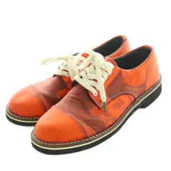 ミハラヤスヒロ MIHARA YASUHIRO メゾンミハラヤスヒロ レースアップシューズ キャップトゥ レザー 42 26.5cm オレンジ A01FW202 /MI ■OS ■SHのサムネイル