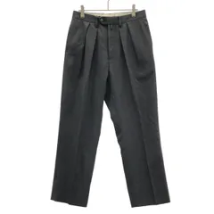 NEAT ニート T/W Serge ウールポリエステル2タックトラウザーパンツ  グレー 44のサムネイル