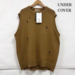 UNDERCOVER アンダーカバー ベスト 26ss UP1F4901 アクリル ニット ベスト ダメージ加工 サイドジップ ZIP ボロニットのサムネイル
