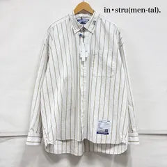 MIHARAYASUHIRO ミハラヤスヒロ シャツ、ブラウス 長袖 in・stru(men-tal) インストルメンタル ストライプ オックス 長袖 シャツ COTTON HIGH DENSITY ワイドバックシルエットのサムネイル