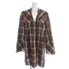 ヒステリックグラマー HYSTERIC GLAMOUR チェック シャツワンピース F 赤 レッド /AB ■OS