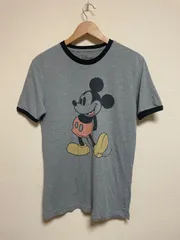 Disney ディズニー　ミッキーマウス　リンガー　Tシャツ　メキシコ製　古着　USA アメリカ