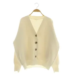 アパルトモン ドゥーズィエムクラス L'Appartement DEUXIEME CLASSE Knit Vneck Cardigan ニットVネックカーディガン オーバーサイズ ライトベージュ /MY ■OSのサムネイル