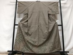 平和屋着物●本場大島紬　7マルキ　草花文　正絹　逸品　DABC2945ud 平和屋着物○本場大島紬 7マルキ 草花文 正絹 逸品 DABC2945ud - メルカリ