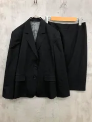 Perfect suit FActory セットアップ ジャケット スカート スーツ size11/黒 ■■ レディース