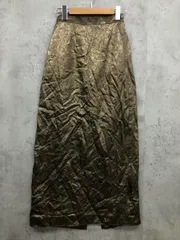 yae ヤエ yeyhs0523002 ロング シャイニー スカート size36/ゴールド系 ■■ レディース