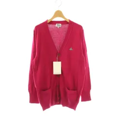ヴィヴィアンウエストウッドマン Vivienne Westwood MAN コットン Vネック ニット カーディガン 長袖 46 ピンク /HK ■OSのサムネイル