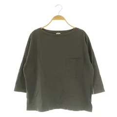 ギャルリーヴィー GALERIE VIE トゥモローランド カットソー 七分袖 ボートネック S チャコールグレー /MY ■OS ■AXのサムネイル