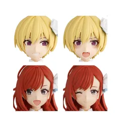 BANDAI SPIRITS(バンダイ スピリッツ) 30MS アイドルマスター シャイニーカラーズ オプションヘアスタイル&フェイスパーツセット(西城樹里/有栖川夏葉) 色分け済みプラモデル