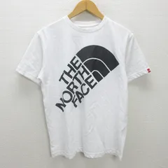 g■ノースフェイス/THE NORTH FACE ビッグロゴTシャツ/NT31500Z【L】白/men's/67【中古】■