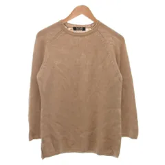 マックスマーラ MAX MARA ニット セーター ウール モヘヤ混 M 茶 ブラウン 無地 ラウンドネック 長袖 ECG003 /KR ■ECG003