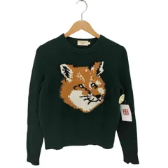 メゾンキツネ MAISON KITSUNE BIG FOX クルーネック ニットセーター レディース  Sのサムネイル