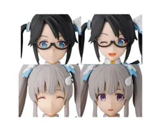 BANDAI SPIRITS(バンダイスピリッツ) 30MS アイドルマスター シャイニーカラーズ オプションヘアスタイル&フェイスパーツセット(三峰結華/幽谷霧子) 色分け済みプラモデル