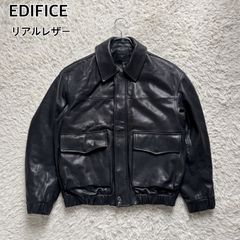 EDIFICE フレンチアンティーク レザージャケット ライダース 25年