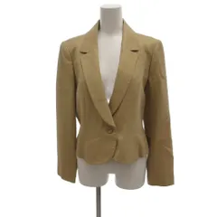 カルヴェン CARVEN ジャケット  ゴールドカラー 織り柄 テーラードジャケット ブレザー ノーベント 総裏地  6010485-92-H09 /HW ■GY59のサムネイル