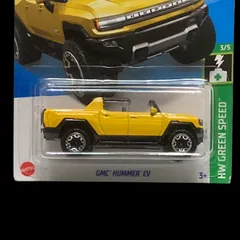 【ホットウィール】GMC ハマー EV (イエロー(黄)）【未開封・新古品／状態ランクA】 HW GREEN SPEEDのサムネイル
