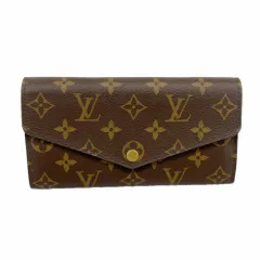ルイ・ヴィトン(Louis Vuitton) ルイ・ヴィトン 長財布 モノグラム ポルトフォイユサラ ブラウン フューシャレディース