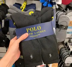 ポロ ラルフローレン スポーツ 靴下 6足 ブラック