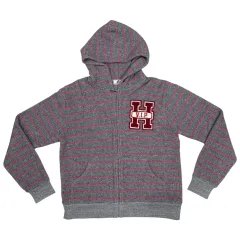 HYSTERIC GLAMOUR ヒステリックグラマー ストライプ フード ジップアップ ジャケット