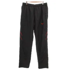 ミズノ MIZUNO パンツ ジャージ ウインドブレーカー XL 黒 ブラック ロゴ イージー フルレングス /NU ■ECF004