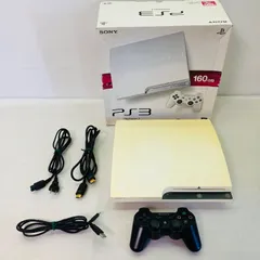 【すぐ遊べる】【動作確認/初期化済み】【箱付き】SONY プレイステーション3 本体 ホワイト ソニー PS3 Playstation3 プレステ3 CECH-2500A HE5