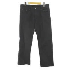 ムッシュニコル monsieur NICOLE ストライプ柄 ロングパンツ スラックス ジップフライ 48 黒系 ブラック ポケットのサムネイル