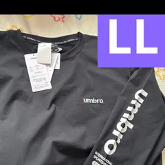 新品 UMBRO アンブロ 長袖 Tシャツ ロンT吸水速乾　黒　ストレッチ LLのサムネイル