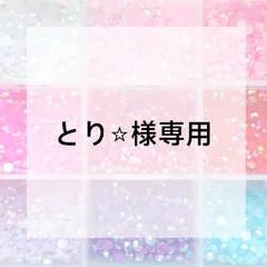 とり⭐︎様専用ページ