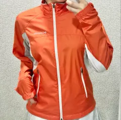 クリーニング済 コロンビア オレンジ ウィンドブレーカー M
