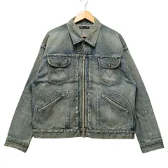 MINEDENIM マインデニム 2409-8005-86-012 E.BF-ZP GJKT USS ダメージ加工 ジップ デニムジャケット インディゴ サイズ 1 正規品 / 54869のサムネイル