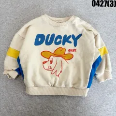 100 BEBE DE PINO ベベデピノ キッズ キャラクター スウェット Tシャツ 0427(3)