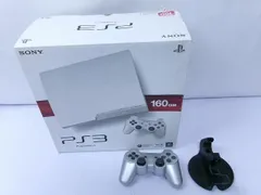  ゲーム プレイステーション3 PS3本体 CECH-3000A ホワイト 箱 コントローラー 周辺機器 付き 【まとめ売り 訳有】