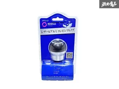 ★新品・未使用品★ sparco Corsa スパルコ コルサ レザー＆アルミ コンビシフトノブ AT MT コラム車 ネジ込み式 SPG107 内装 即納 棚S-1のサムネイル