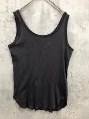 IENA イエナ 綿100％ リブ タンクトップ グレー ■◆ レディース