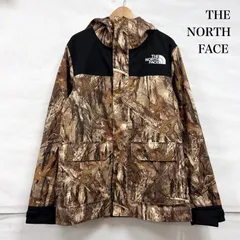 THE NORTH FACE ザノースフェイス ジャケット、上着 ジャンパー、ブルゾン ツリーカモ カモフラ 迷彩 マウンテン パーカー ナイロン ジャケット フルジップ ロゴ 刺繍