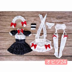 Memoire canette様 黒猫のコーデュロイワンピース オビツ11 - メルカリ