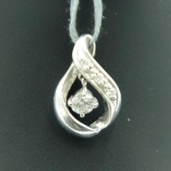 K18WG D0.208 D0.02ct ダイヤモンド ピンクダイヤ トップ - メルカリ