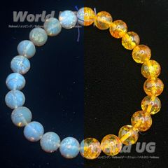 神秘的】ブルーバルト海 アンバー 琥珀 シルバー ペンダントトップ