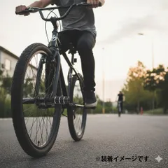 自転車ハブステップ ブラック ハブステップ ギヤガード ステップ 3/8インチ 26T対応 100mm 2本セットのサムネイル