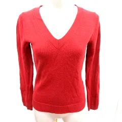 プロポーション ボディドレッシング PROPORTION BODY DRESSING ニット セーター 長袖 ウール 3 赤 レッド /RT