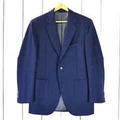 麻布テーラー azabu tailor 2つボタン シングル ジャケット 046A / M ダークネイビー 春秋冬対応 O213ZA12 / 6TD052 【送料無料】【中古】【メンズビジネス】202604のサムネイル