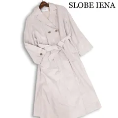 SLOBE IENA スローブ イエナ 春夏★ リネン ダブル ビッグシルエット ロング コート Sz.F レディースのサムネイル