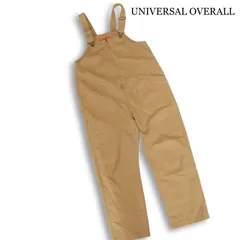 UNIVERSAL OVERALL ユニバーサルオーバーオール 通年★ ジップ ツイル ワイド オーバーオール サロペット Sz.F レディース