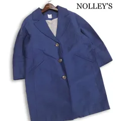 NOLLEY'S ノーリーズ 通年★ シルク スプリング チェスター コート Sz.38 レディースのサムネイル