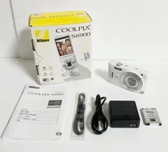 【訳あり】ニコン Nikon デジタルカメラ COOLPIX S6900 [ナチュラルホワイト] 【中古】【可】【200270204187】のサムネイル