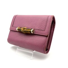 GUCCI グッチ ャッキー 1961 二つ折り財布 645536 ピンク 中古 | Mercari