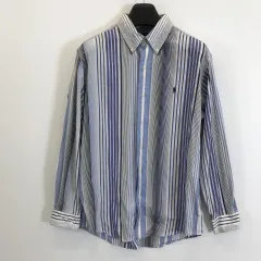 ポロラルフローレン マルチストライプシャツ L